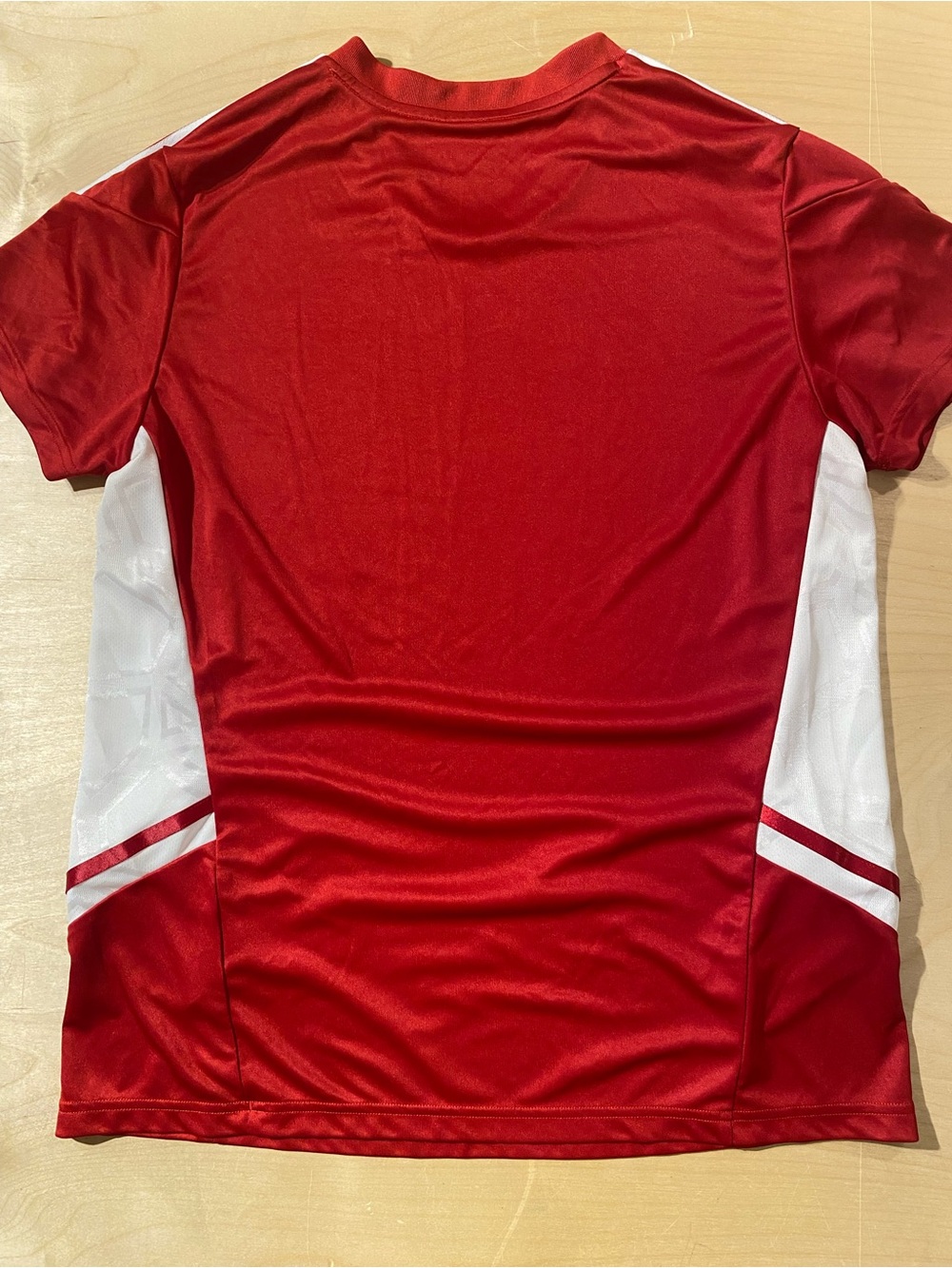 adidas Red and White Performance Soccer Jersey Large (SM) - Picture 10 of 10